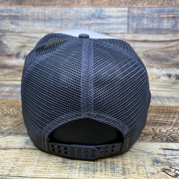 Seattle Seahawks Mens Trucker Hat Gray Snapback Retro Helmet Football Cap - Picture 4 of 7